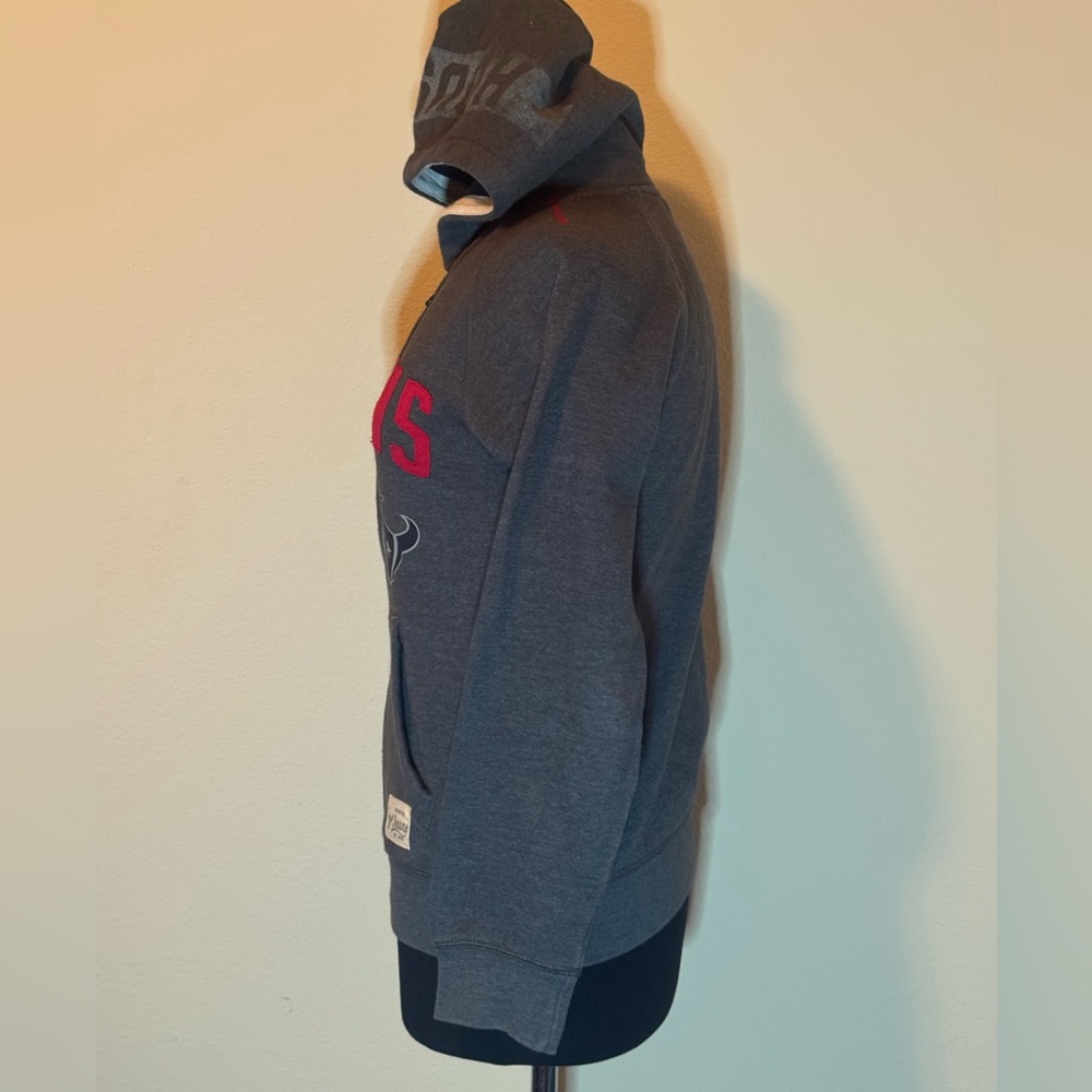NFL Team Apparel Texans Hoodie Gray Youth Medium (10-12) - Picture 7 of 13